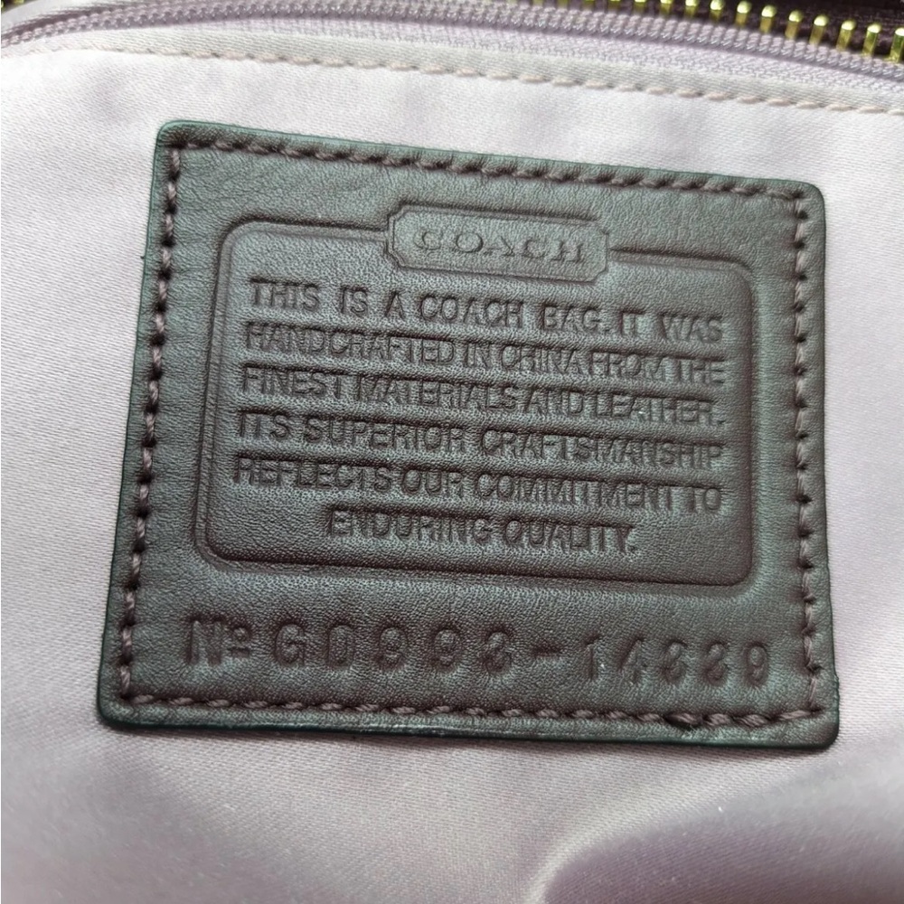 Coach Brooke  RARE Authentic
Patchwork Bag - Plum - Picture 12 of 12